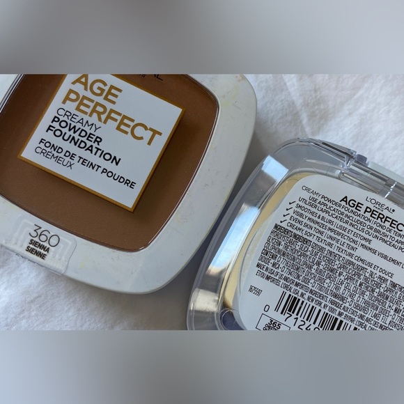 L’ORÉAL New Age Perfect Cream Powder Foundation Single Packages-Dark Complexion - Picture 8 of 8